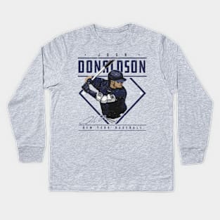 Josh Donaldson New York Y Diamond Name Kids Long Sleeve T-Shirt